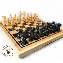 Juego de Ajedrez Clásico en Madera Mediano A-3