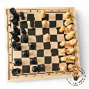 Juego de Ajedrez Clásico en Madera Extra Grande A-4