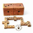 Juego de Dominó Clásico en Madera Pequeño D-1