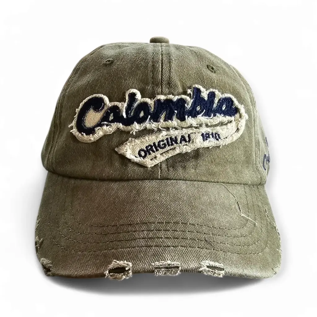 Gorra Beisbolera Colombia Verde Militar