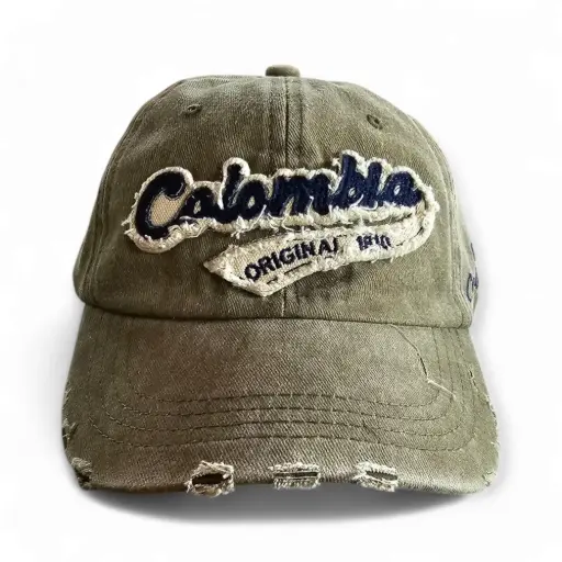 Gorra Beisbolera Colombia Verde Militar