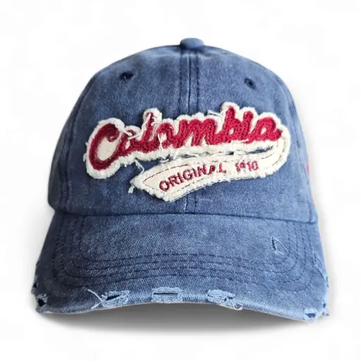 Gorra Beisbolera Colombia Color Indigo